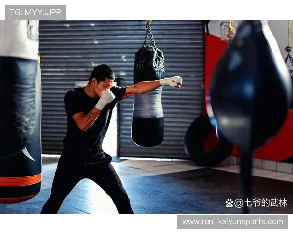 拳击训练营展示专业拳法动作